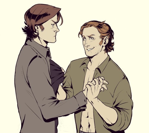captainpsychotic:  *Sam is unamoosed* Really, obsession makes people prolific ! ᕙ(`∇´)ᕗ