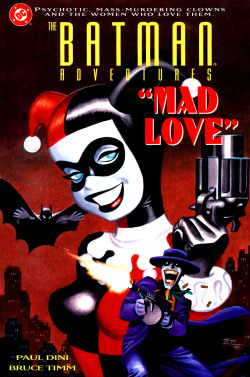 comicbookcovers:  Batman Adventures: Mad Love, February 1994, cover by Bruce Timm 