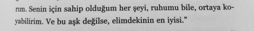 kayipruyalar:  “…ve bu aşk değilse, elimdekinin en iyisi.”