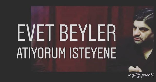 Evet beyler atıyorum isteyene.