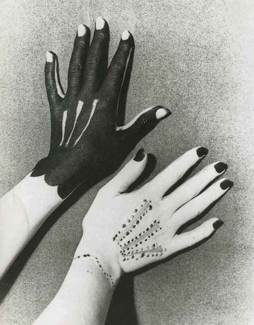 eyesaremosaics: Hands painted by Picasso, photo by Man Ray, 1935.