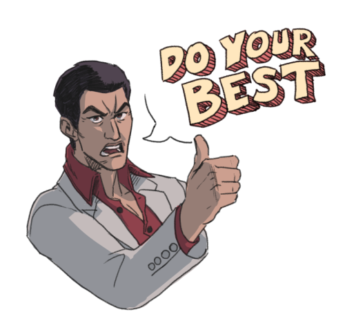 anderjak:here’s kazuma kiryu boisterously asserting you do your best