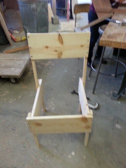 During Constuction Of Enzo Marri Chair 