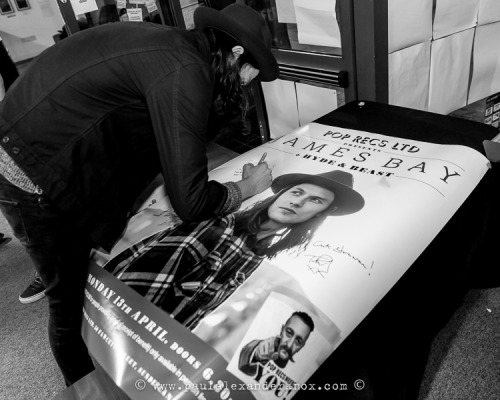 James Bay and Hyde & Beast at Pop Recs Ltd, Sunderland See more here - www.paulalexanderknox.com