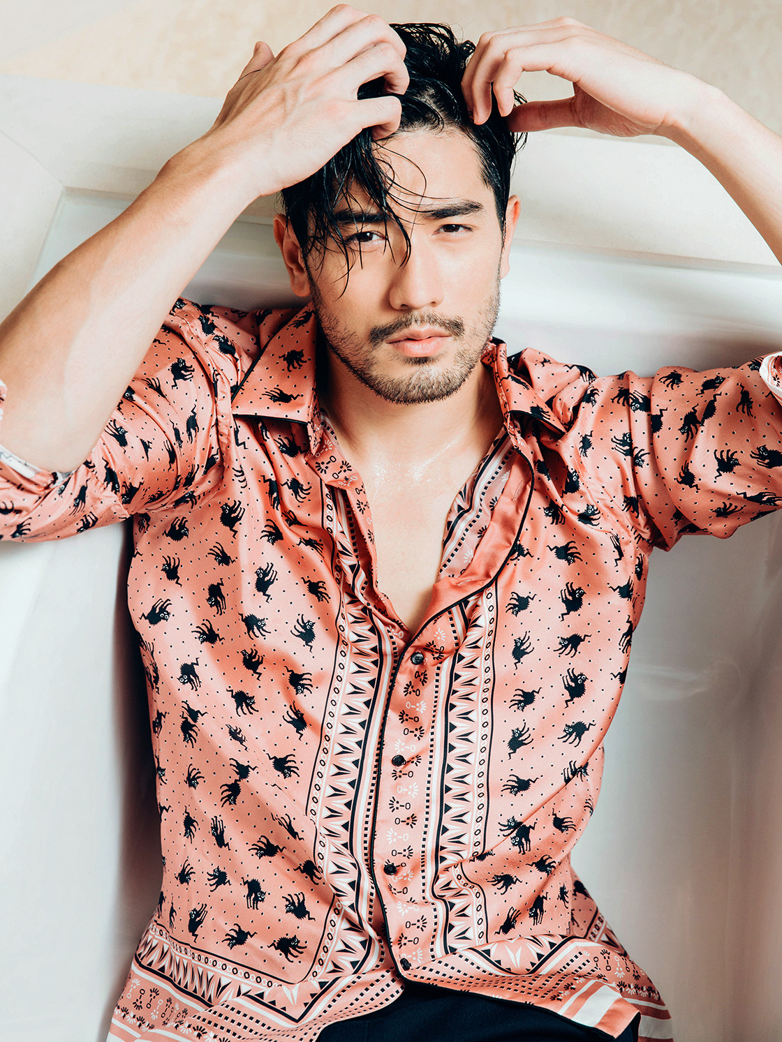 fortheloveofgodfrey:  Godfrey Gao // Elle Men HK August 2016 