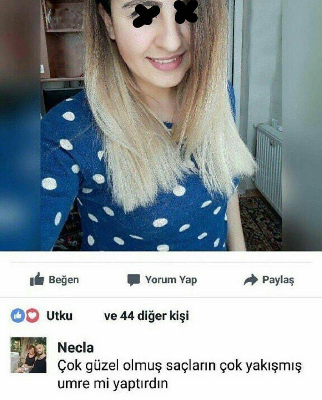 Çok güzel olmuş saçların...