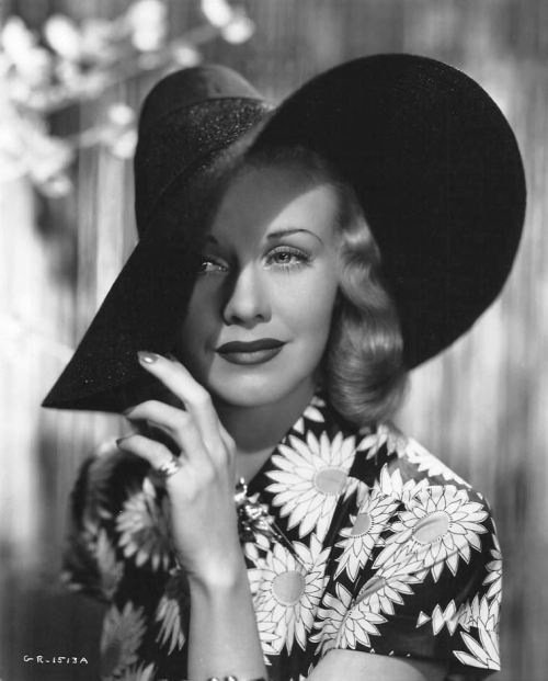 Ginger Rogers, such a classic beauty)