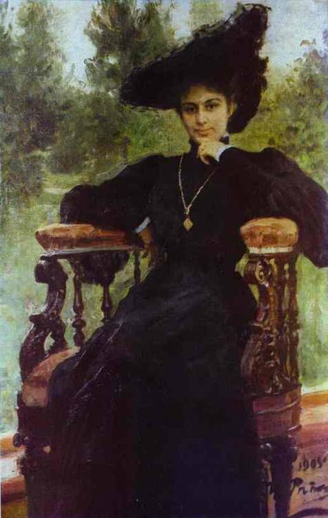 Portrait of Maria Andreeva, 1905, Ilya RepinMedium: oil,canvas