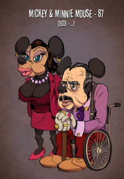 sixpenceee:  If Cartoon Characters Got Old by Andrew Tarusov