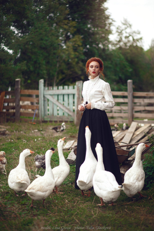 “The Witch and her goats.“ Part IThe Witch turns bad men into farm animals  Photo - Yulia Glaz