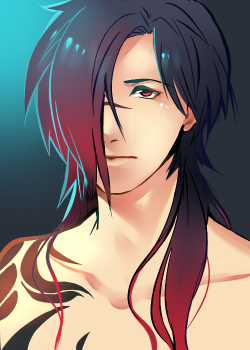 ineffableboyfriends:  I keep drawing Koujaku