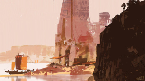 therealvagabird: Orange temple - by Sparth “Tell me a story and I’ll tell you in kind, We’re in need of some fun, and at no loss for time.” —Vagabird 
