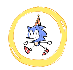 Happy hedgehog birthday sonic! you go fast now!