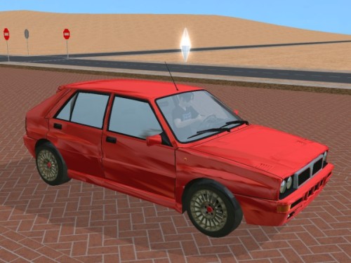 1993 Lancia Delta Integrale Evoluzione II by VovilliaHere’s an early 90s car for your sims that also