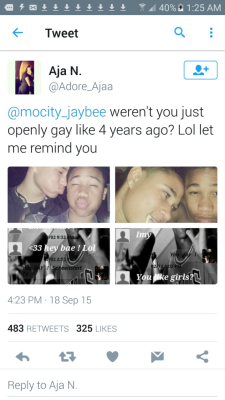 gotdatass:  gotmelookin2:  oleiknowhim:  instaexposed:  Ig @mocity_jaybee  Did anyone else know this?  Checkmate 💀😂😂😭😂😂  He still gay DL