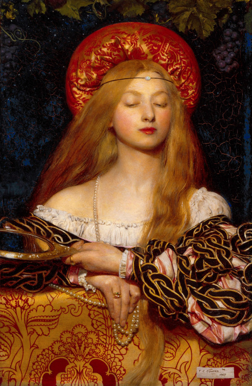 Frank Cadogan Cowper (1877-1958), Vanity, 1907, oil on panel, 57.1 x 38.1 cm. Royal Academy of Arts-