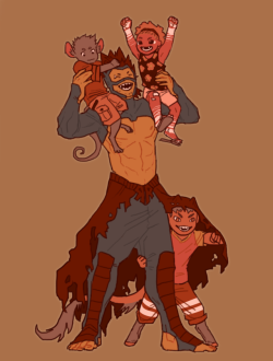 steph-is-coolaf-btw:  Red Riot! The family