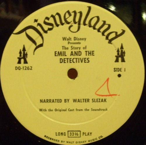 Emil and the DetectivesDisneyland Records DQ-1262