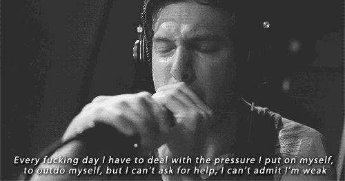 ugly-sick-girl:  Can’t admit I’m weak ..