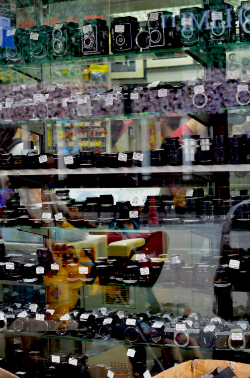 Vintage camera shop, Hong Kong.