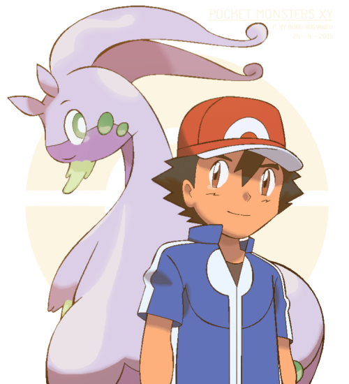 jorgemoctezuma:  サトシ Ash Ketchum Goodra!!! Good-Bye!!!