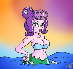 Cala Maria From Cuphead. I Love A Good Mermaid. 