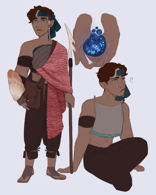 I get to play Jorin soon, my half-dwelf cleric, so here&rsquo;s an updated look at him! A b