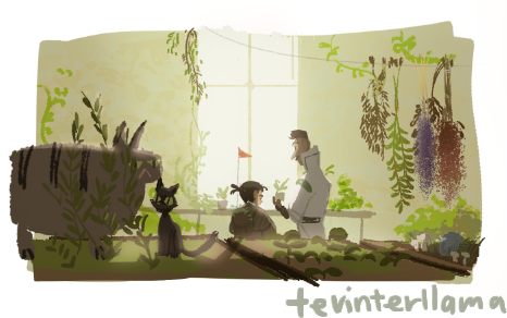 tevinterllama:magisterllama:—What do you do all day in the basement?—Let me show you.GARDENING BOYFR