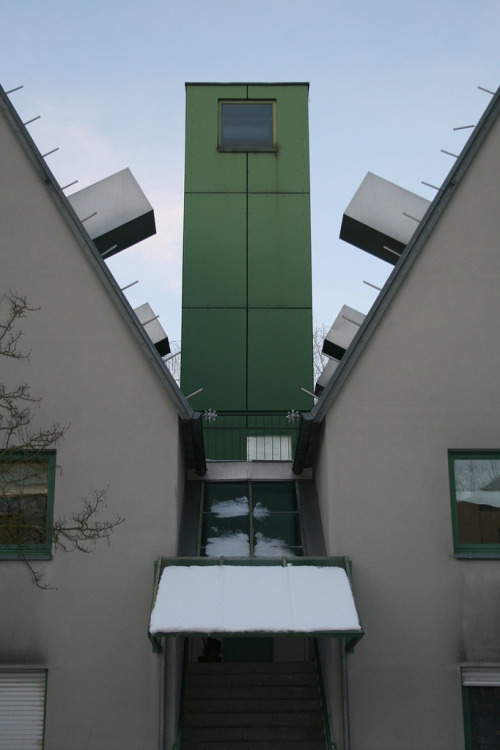 nickkahler: John Hejduk, House for Two Brothers, Berlin, Germany, 1988