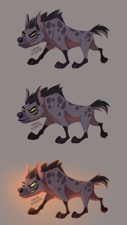 Watched the new ‘The Lion Guard’ episodes and some hyenas happened. Guess there’s even more to come 