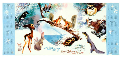 Disney Christmas Card from 1956 (via: Hakes&hellip; - The Groovy Archives