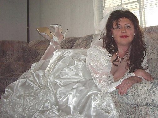 thetransgenderbride:This young and beautiful bridal crossdresser is Aspen.