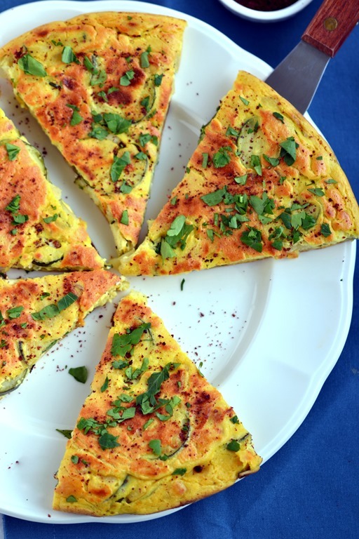 happyvibes-healthylives:  Vegan Persian Frittata