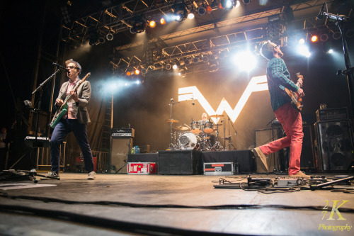 Weezer playing at 103.3 The Edge’s Edgefest at the Outer Harbor Concert site in Buffalo, NY on
