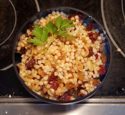 Recipe #104 - Professor Hotchkiss’ Couscous Confession time, I had to make the couscous twice becaus