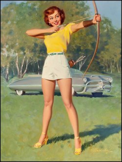 pin-up-art-stuff:  William Medcalf -Pinup