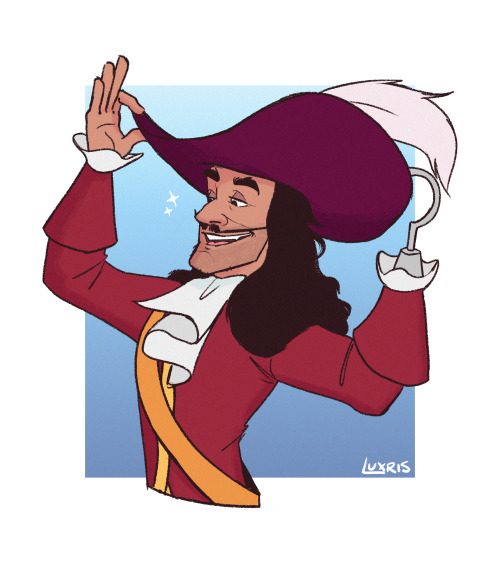 luxris: good form! ☠️wanted to try my hand at drawing Disney!Hook and it was SUPER fun