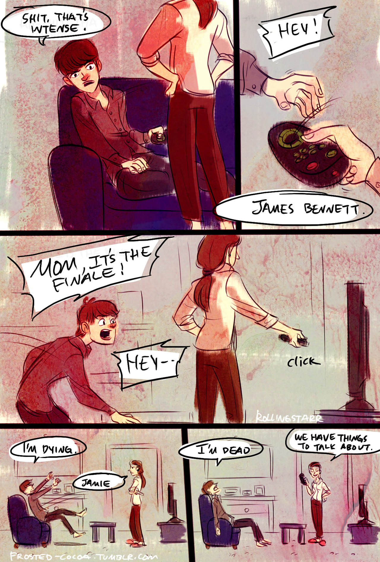 frosted-cocoa:  Bennefrost comic. I wanted to doodle today, so I doodled up some