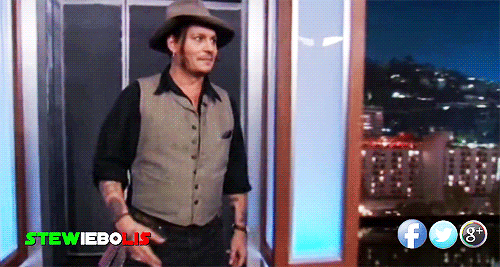 becauseitisjohnnydepp:    Johnny Depp and Jimmy Kimmel [x]   