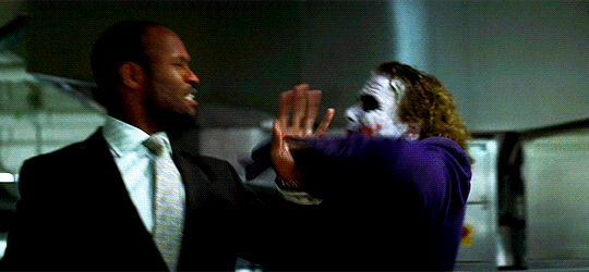 billykaplans:superhero meme » eight movies: [1/8] the dark knight“He’s the
