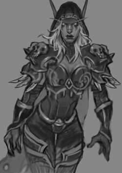 dreriart:Sylvanas ( work in progress )