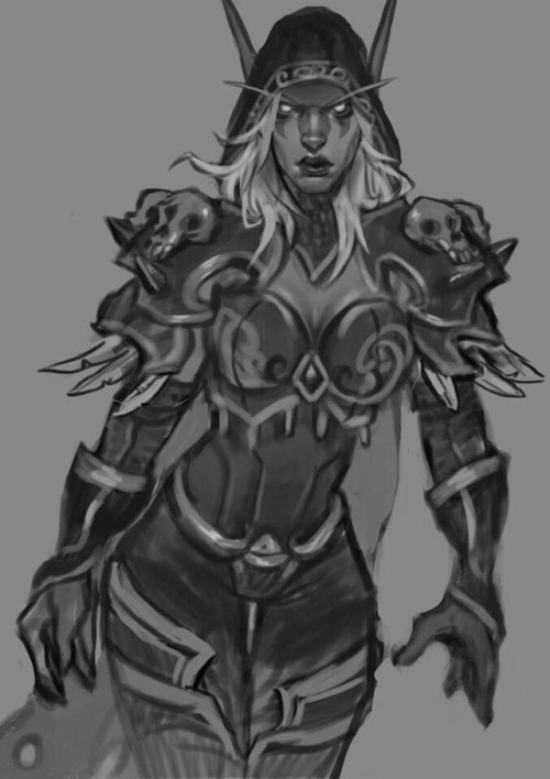 dreriart:Sylvanas ( work in progress ) porn pictures