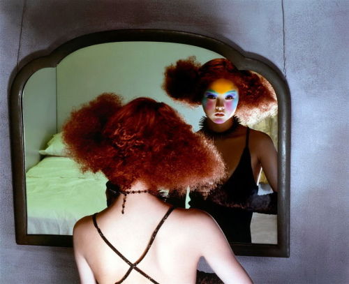 leplastiquedick:Devon Aoki - Vogue Italia, 1999, Mirror Mirror on the Wall