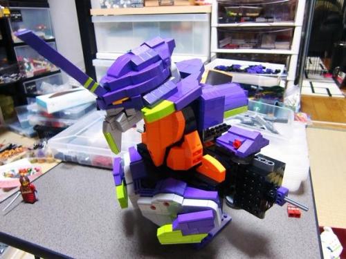 panzertron:LEGO Eva Unit 01 by MoKo [x].