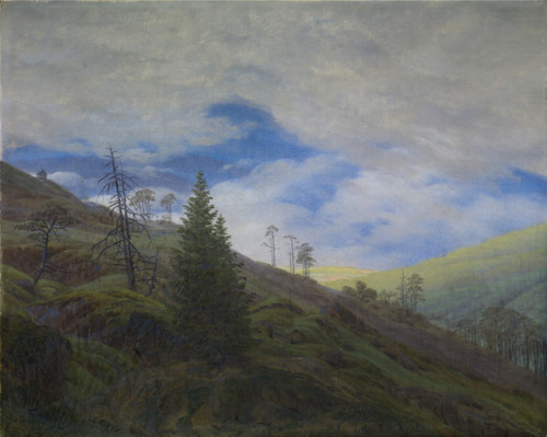 Sunburst in the Riesengebirge, Caspar David Friedrich, 1835, Saint Louis Art Museum: Modern and Cont