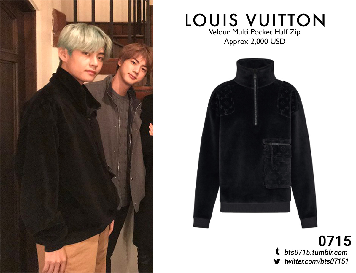 bts v louis vuitton jacket