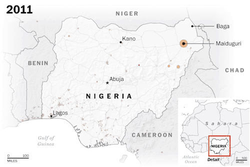 postgraphics:The brutal toll of Boko Haram’s attacks on civiliansAs the Islamic State’s attacks in E