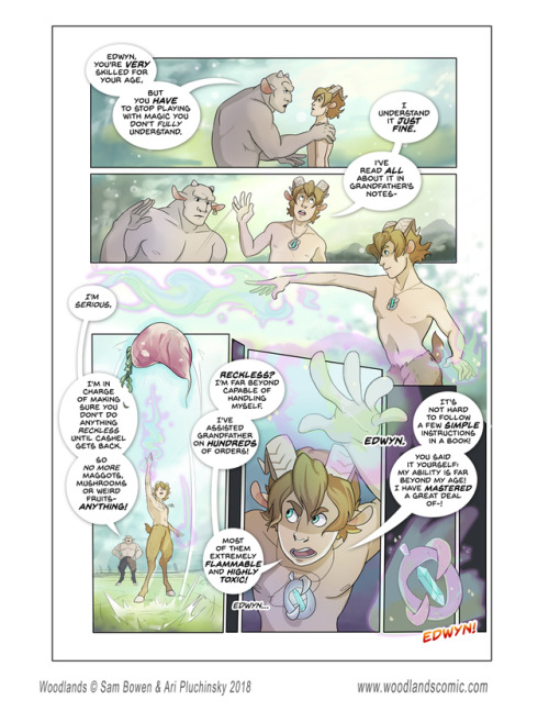 woodlandscomic: Woodlands - Ch. 2, Page 9Chapter 1 • Previous • Next • Website★Webtoo