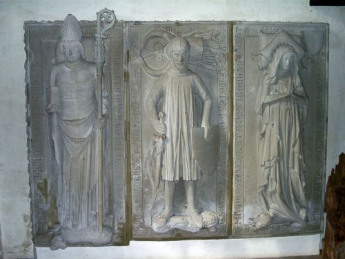Tomb effigies of Graf Rudolf I. von Hohenberg († 1336) and his wife Irmengard von Württe
