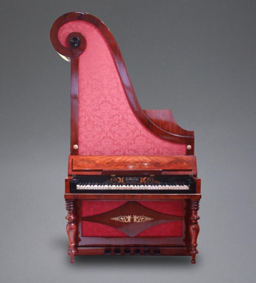 Joannes van Raay &amp; Zonen, Giraffe grand piano, 1835. Amsterdam. © Technisches Museum Wien Peter